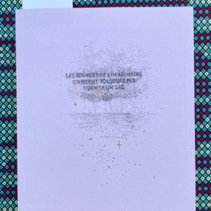 Les sources de l'imaginaire finissent toujours par former un lac